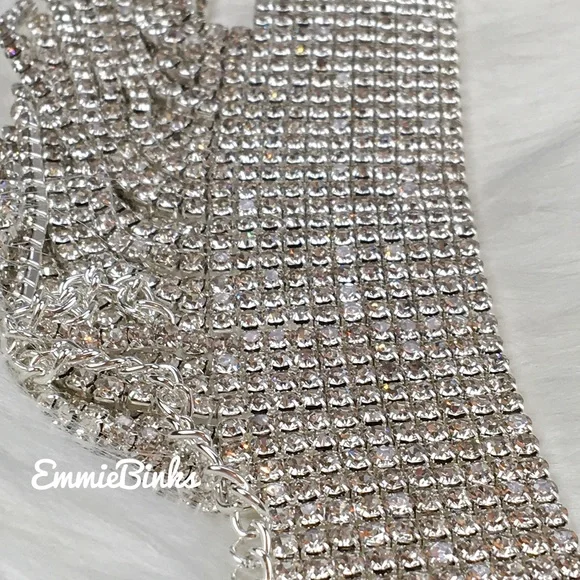 New Luxe Crystal Fringe Tassel Anklet - Picture 8 of 16